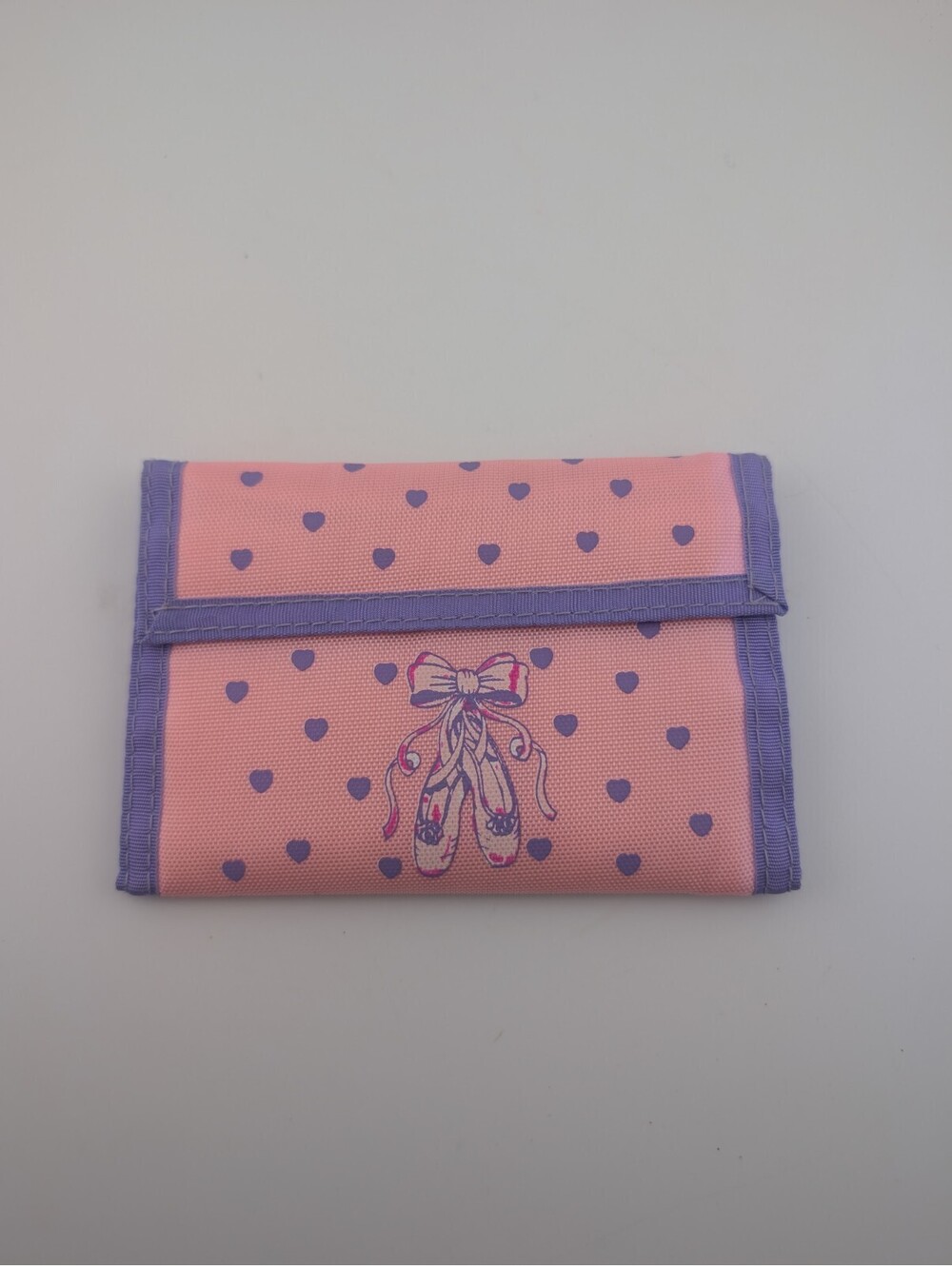 Vintage Ballet Trifold Wallet Sanrio Pink Purple Ballerina Shoes Petite Plie